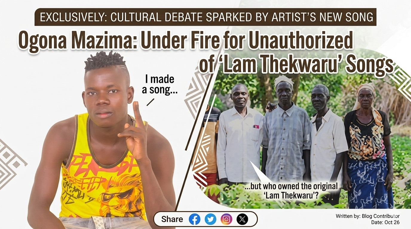 Ogona Mazima Under Fire for Unauthorized Performance of "Lam Thekwaru" Songs